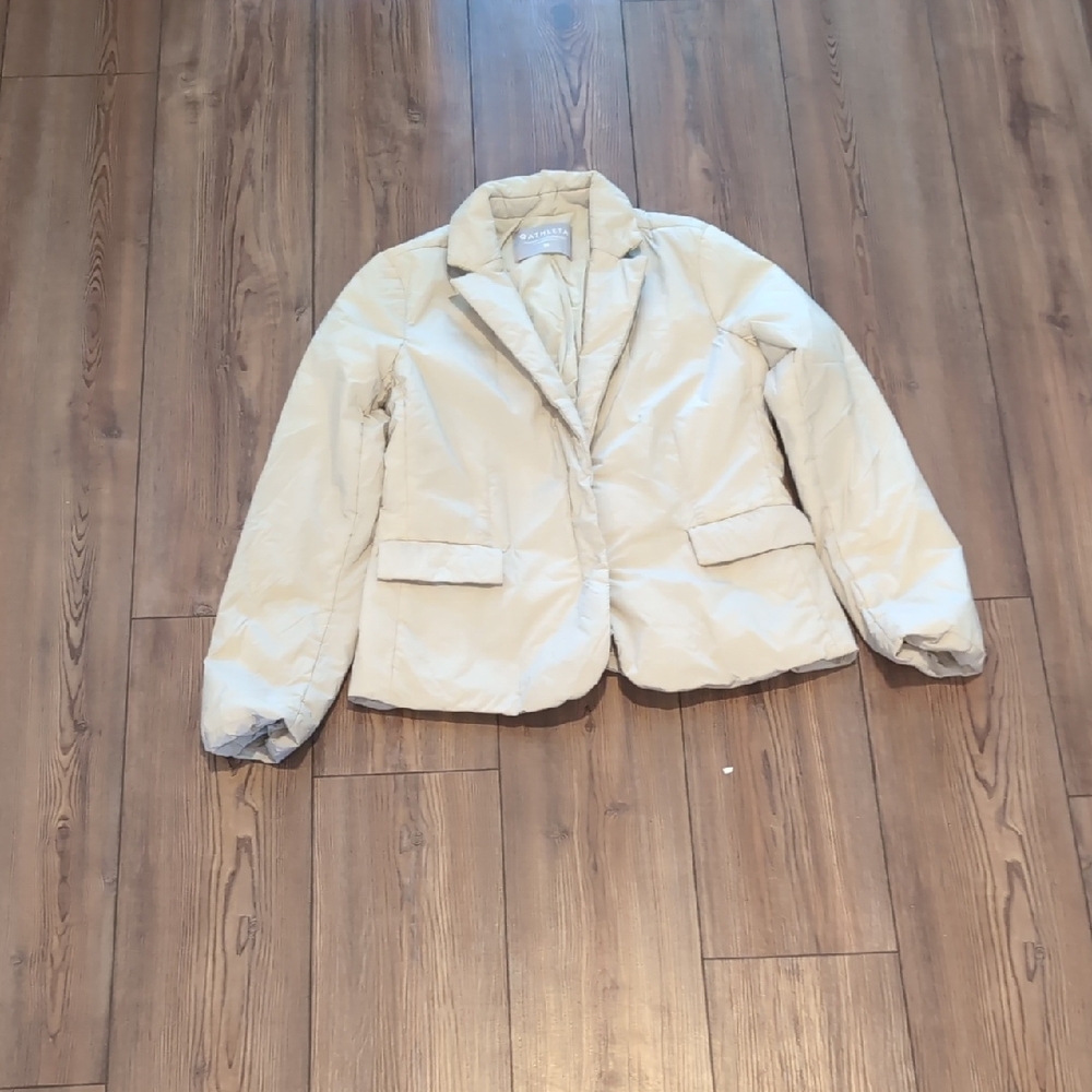 Athleta Women's Beige Puffer Jacket